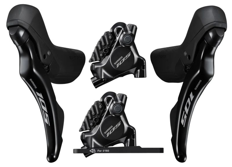 Sada Shimano 105 R7170 2x12 - Hydraulické brzdy mechanické řazení