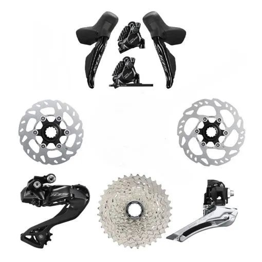 Sada Shimano 105 R7170 2x12 - Hydraulické brzdy mechanické řazení