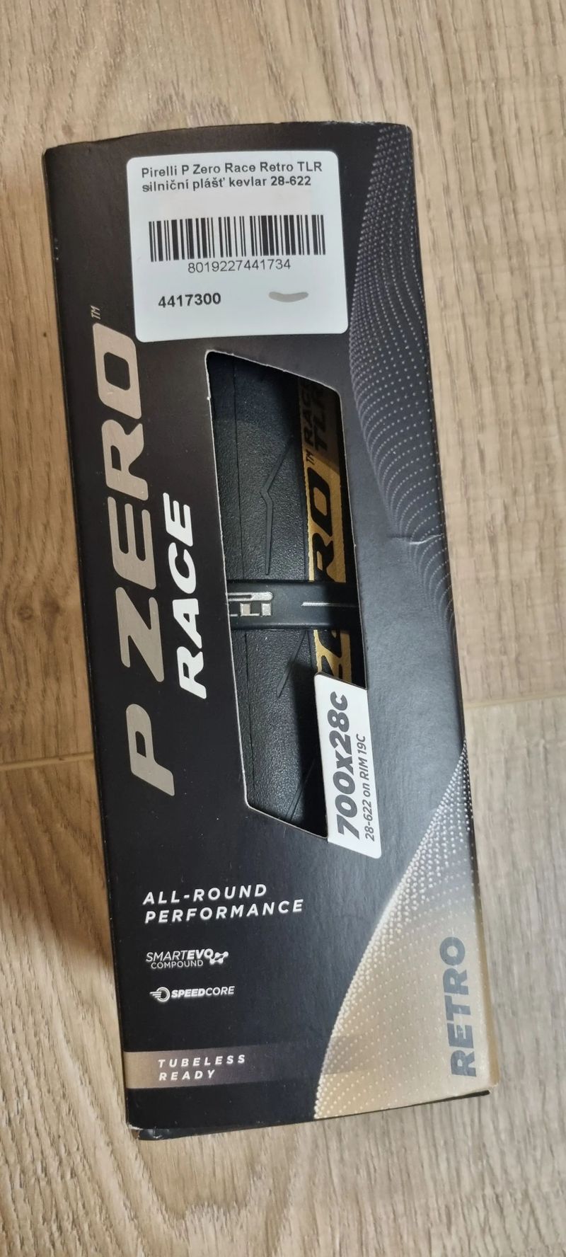 Nový plášť Pirelli P ZERO™ Race TLR Retro 622 x 28 (700x28C)