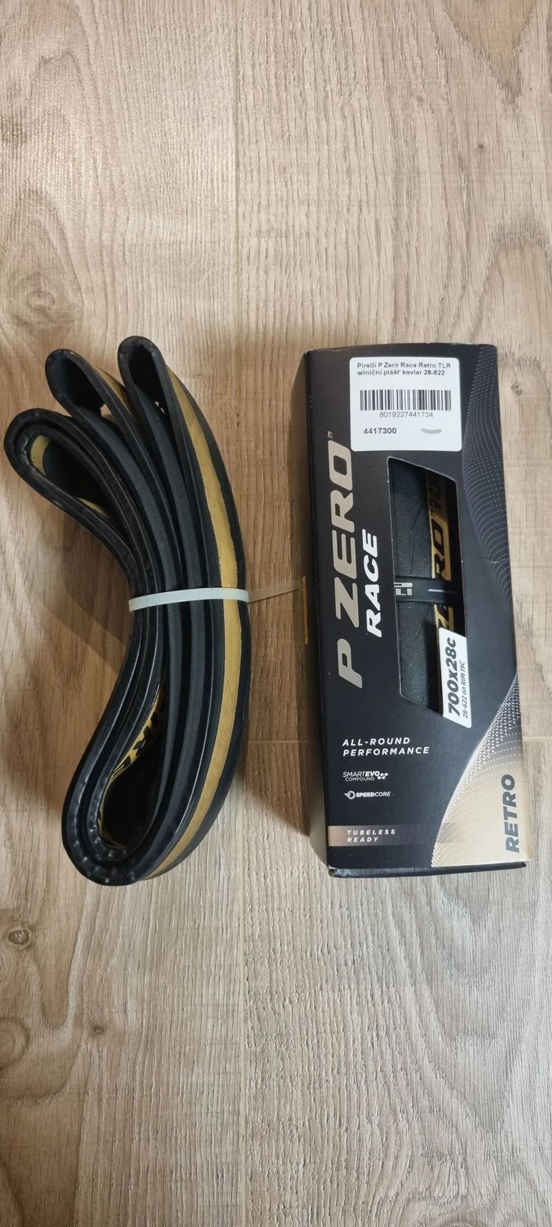 Nový plášť Pirelli P ZERO™ Race TLR Retro 622 x 28 (700x28C)