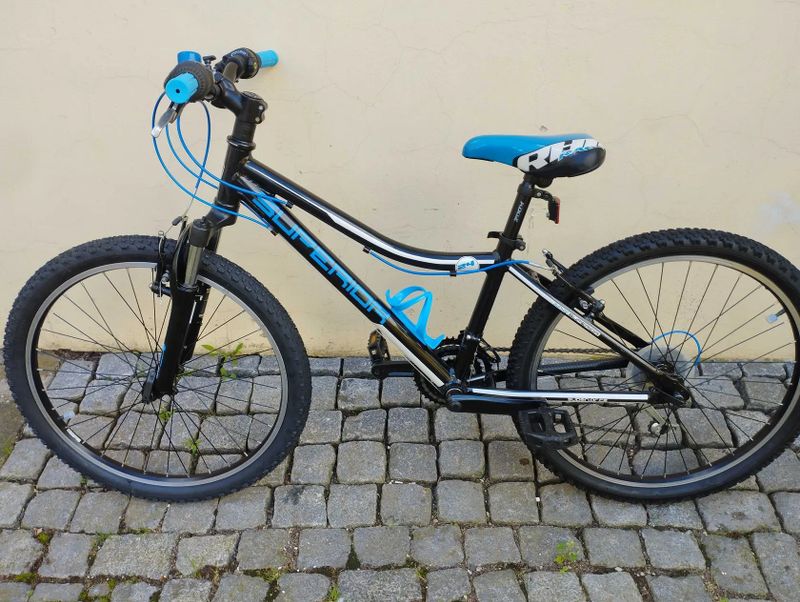 MTB kolo Superior XC24, pro děti s výškou 115-155cm+dárek
