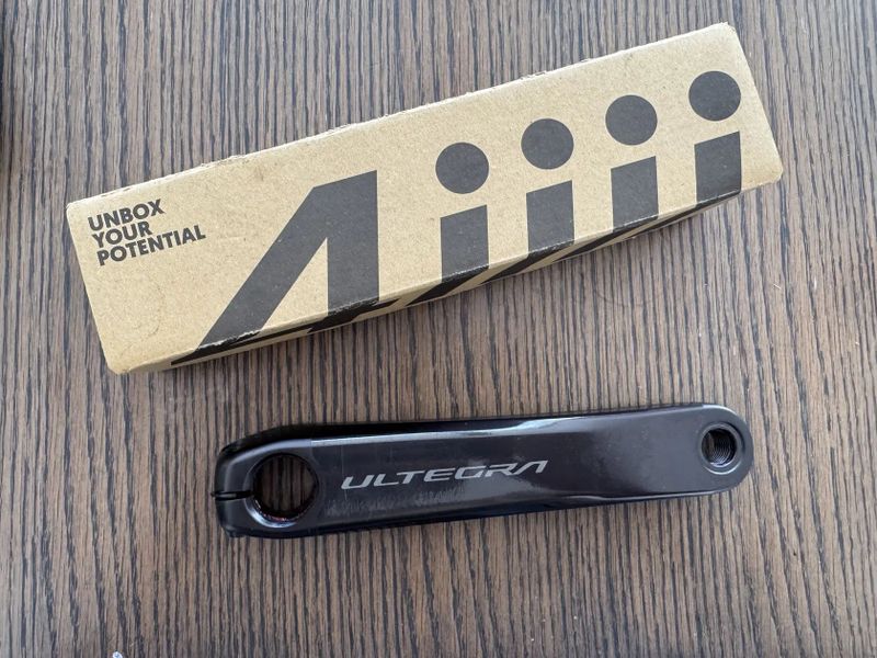 4iiii wattmetr na levé klice Shimano Ultegra 