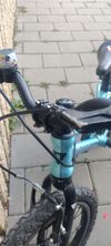 Dětské kolo Rascal 16 (výška 100 - 115cm) Aquamarine.Kolo místy odřené (viz foto), ale funkční.