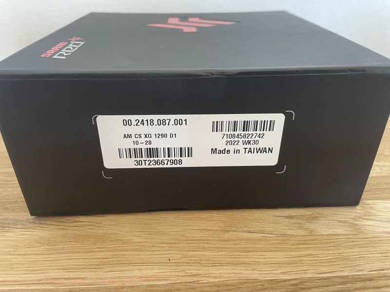 Nová kazeta SRAM XG-1290 D1 12 rychl., 10-28z