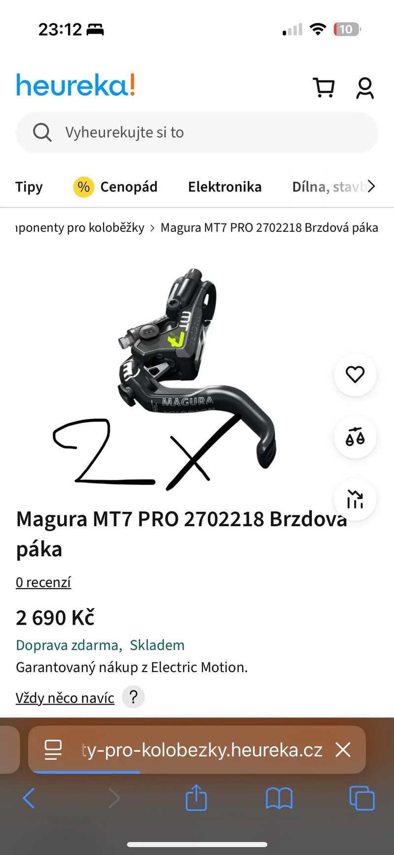 Magura mt7 hc3