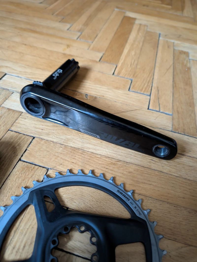 Kliky Sram Rival 172,5 DUB wide + převodník Sram Force 40t
