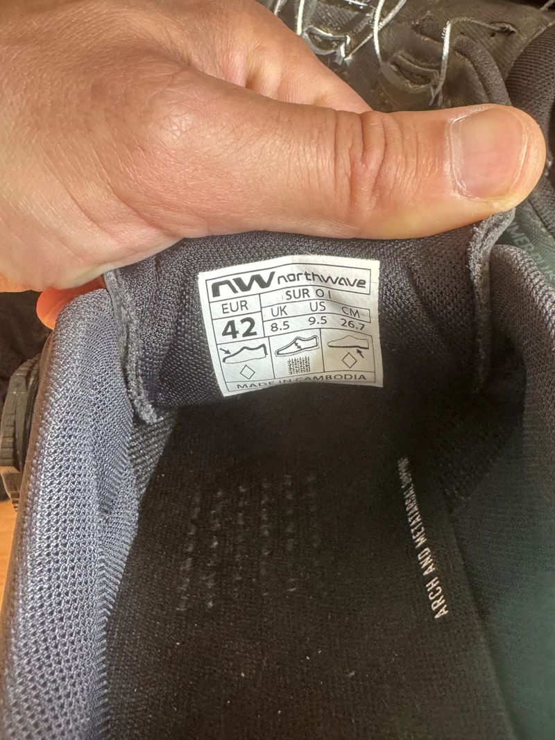 Tretry Northwave Hammer Plus černá vel.42