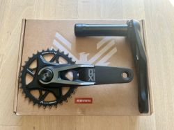 kliky s powermetrem Sram X0 Eagle DUB T-Type Boost 170mm, najezd 400km