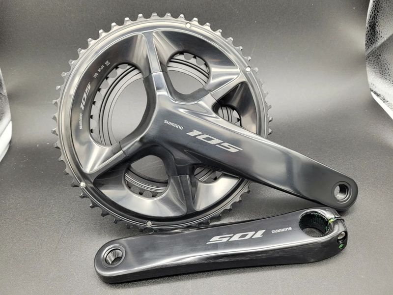 Nové kliky Shimano 105 FC-R7100, délka 172.5mm, 2x12s, převodníky 50/34