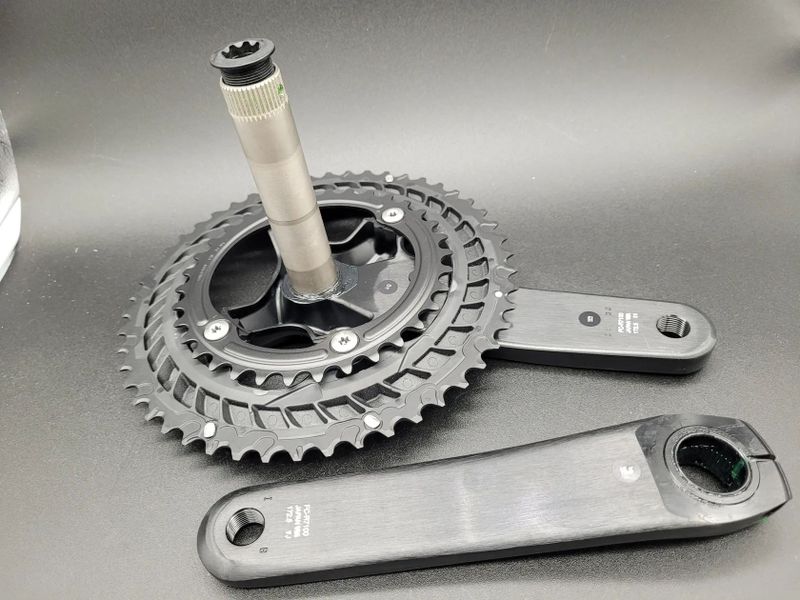 Nové kliky Shimano 105 FC-R7100, délka 172.5mm, 2x12s, převodníky 50/34