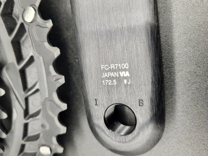 Nové kliky Shimano 105 FC-R7100, délka 172.5mm, 2x12s, převodníky 50/34