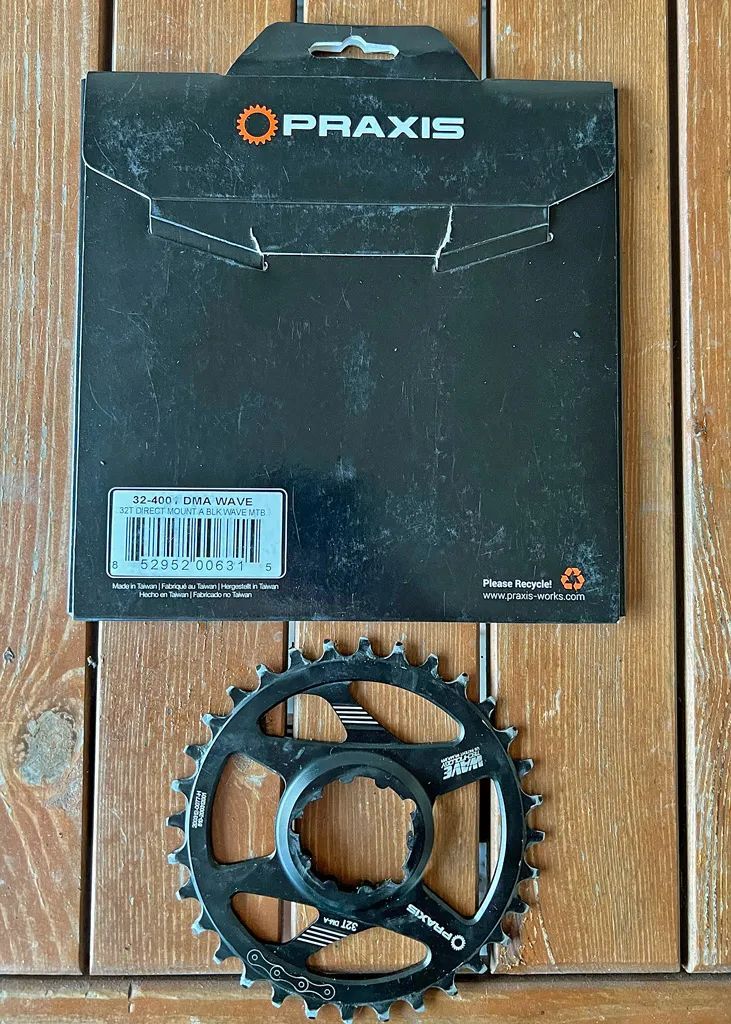 MTB karbonové kliky Praxis Works Girder 170 mm + převodník + střed + nářadí