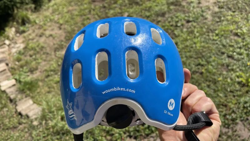 Dětská helma WOOM vel. M (52-56cm) modrá 