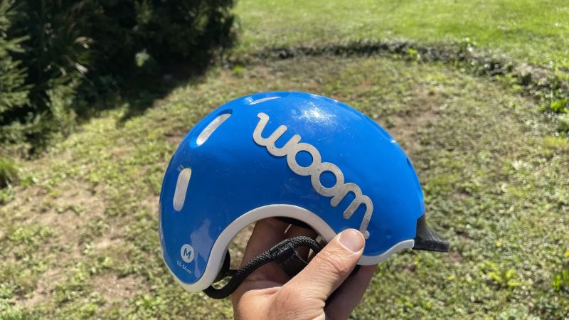Dětská helma WOOM vel. M (52-56cm) modrá 