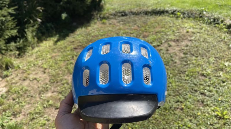 Dětská helma WOOM vel. M (52-56cm) modrá 