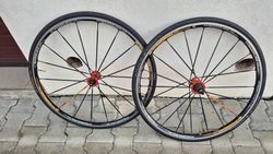Mavic Ksyrium SL, pro ráfkové brzdy, dobrý stav, silniční kola