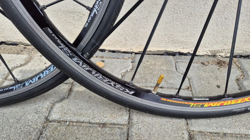 Mavic Ksyrium SL, pro ráfkové brzdy, dobrý stav, silniční kola