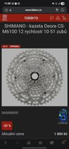 Shimano deore cs-m6100 12s kazeta