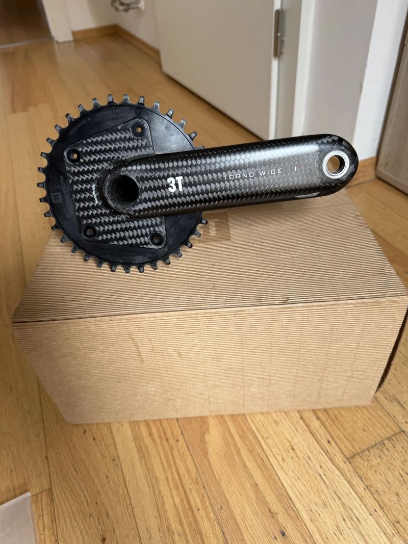 3T Torno Wide kliky 172,5 mm + převodník 36T + voskovaný řetěz SRAM XXSL – jako nové