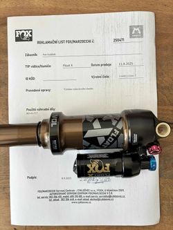 Tlumič FOX Float X Factory - M230/57,5mm (60, 62,5)