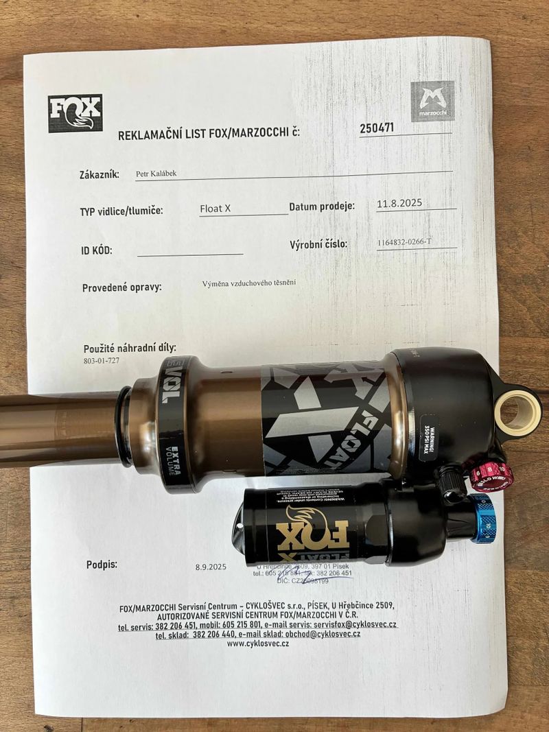 Tlumič FOX Float X Factory - M230/57,5mm (60, 62,5)
