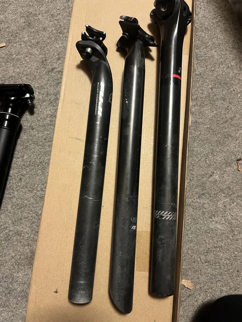 Karbonové sedlovky - 31.6mm, Bontrager XXX a Ritchey Trails WCS