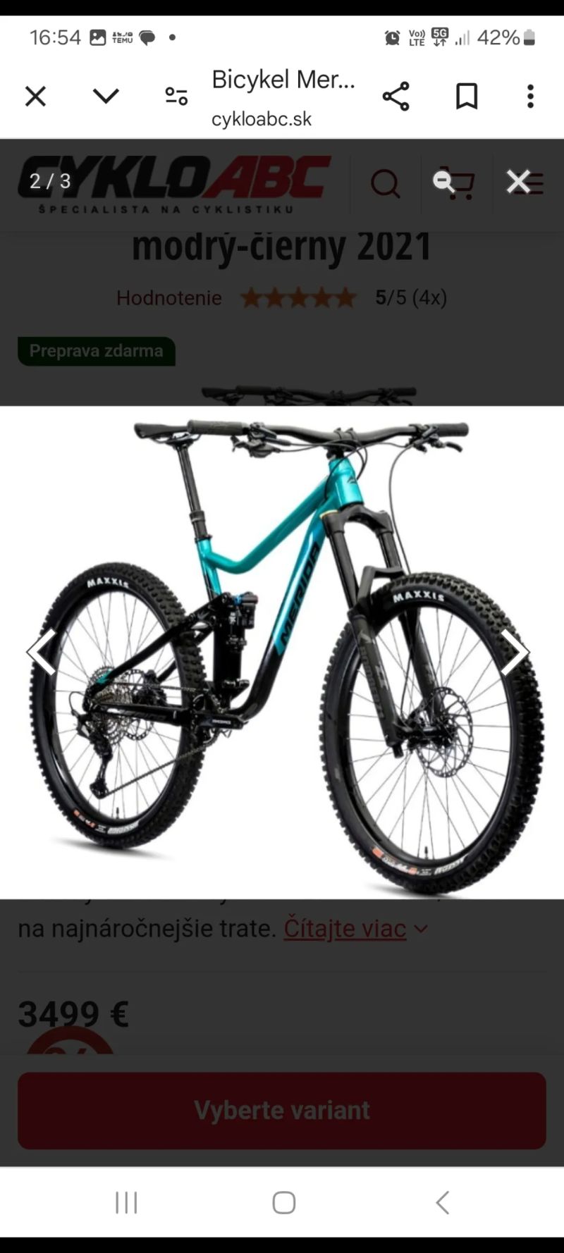 Merida One Sixty 700