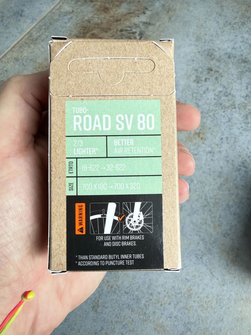 Duše Tubolito Road 80 mm - 40 g, 18-32 mm