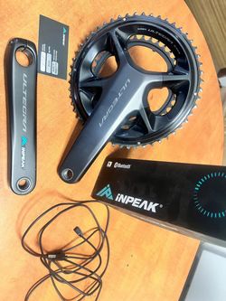 Kliky Shimano Ultegra R8100, 175mm s wattmetrem Inpeak single-e