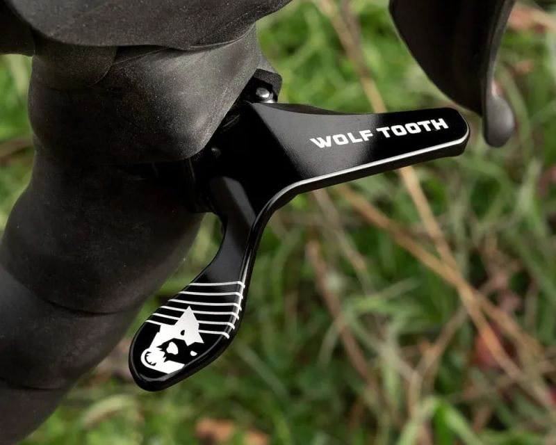Nová gravel páčka ovládání teleskopické sedlovky "WOLF TOOTH REMOTE DROPBAR"