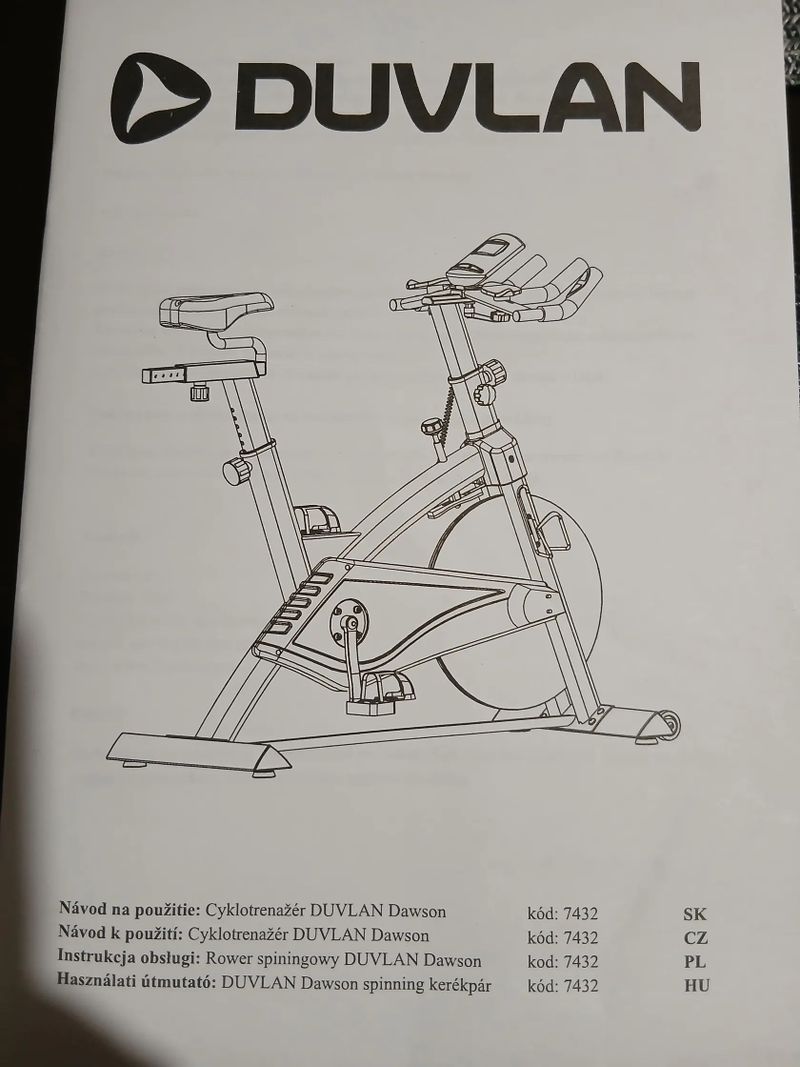 Spinningové kolo Duvlan