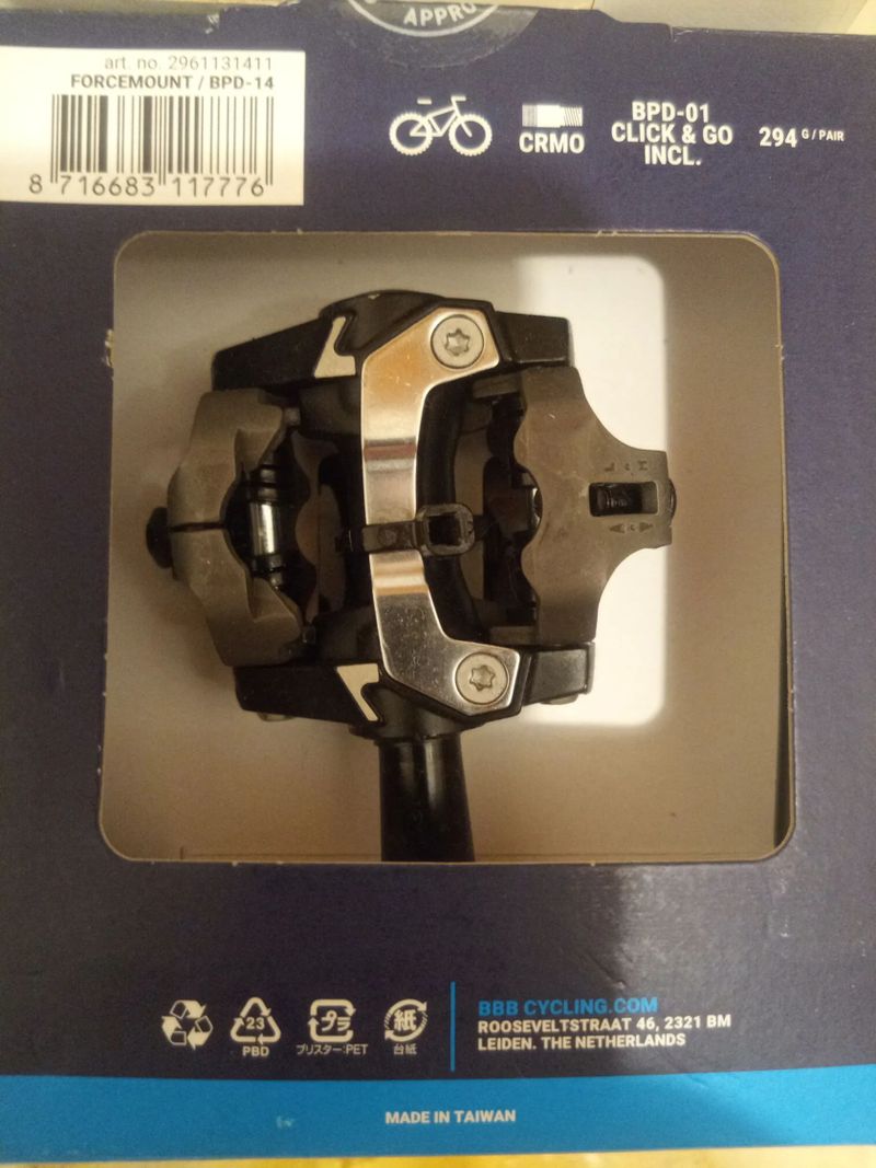 Nové pedály BBB 14