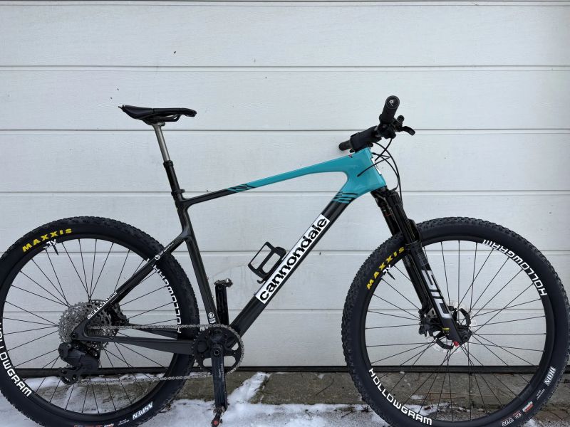 Cannondale Scalpel HT carbon 3 custom - SID 120, Deore Di2 12speed