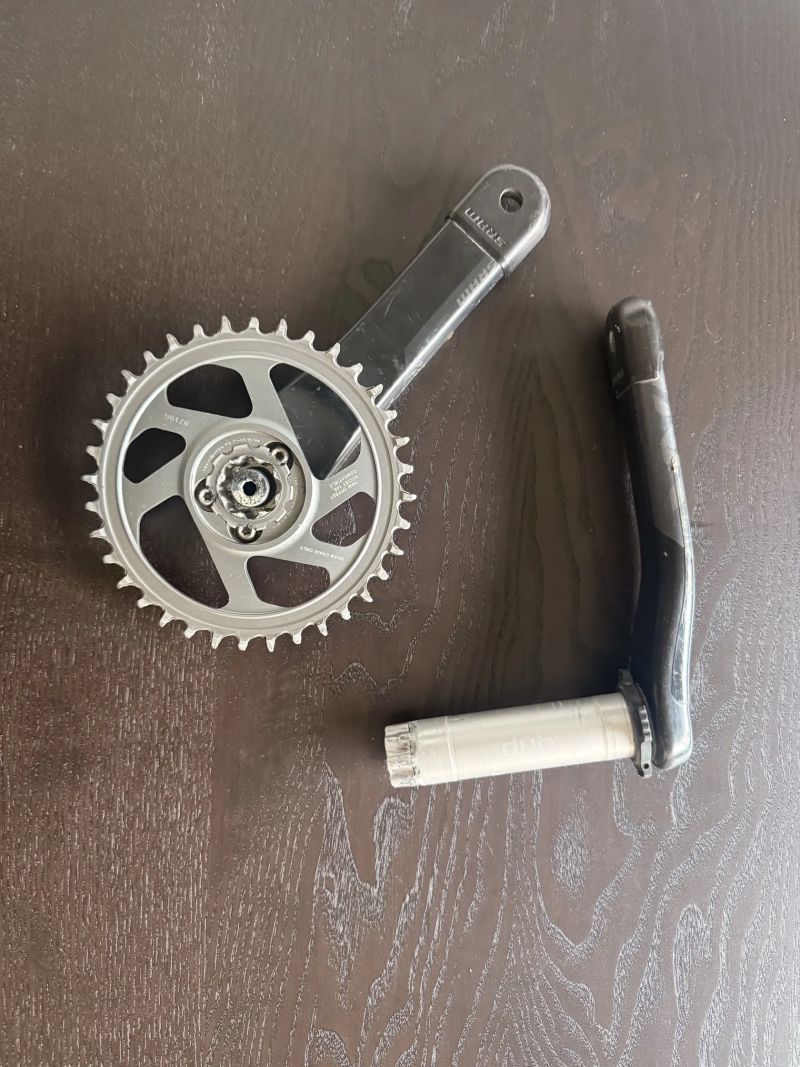 Karbonová kliky sram XX1 + převodník