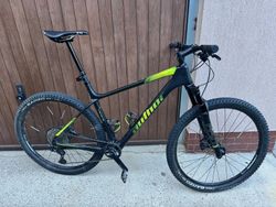 Author master, karbonový, s teleskopickou sedlovkou, super stav, téměř nejetý