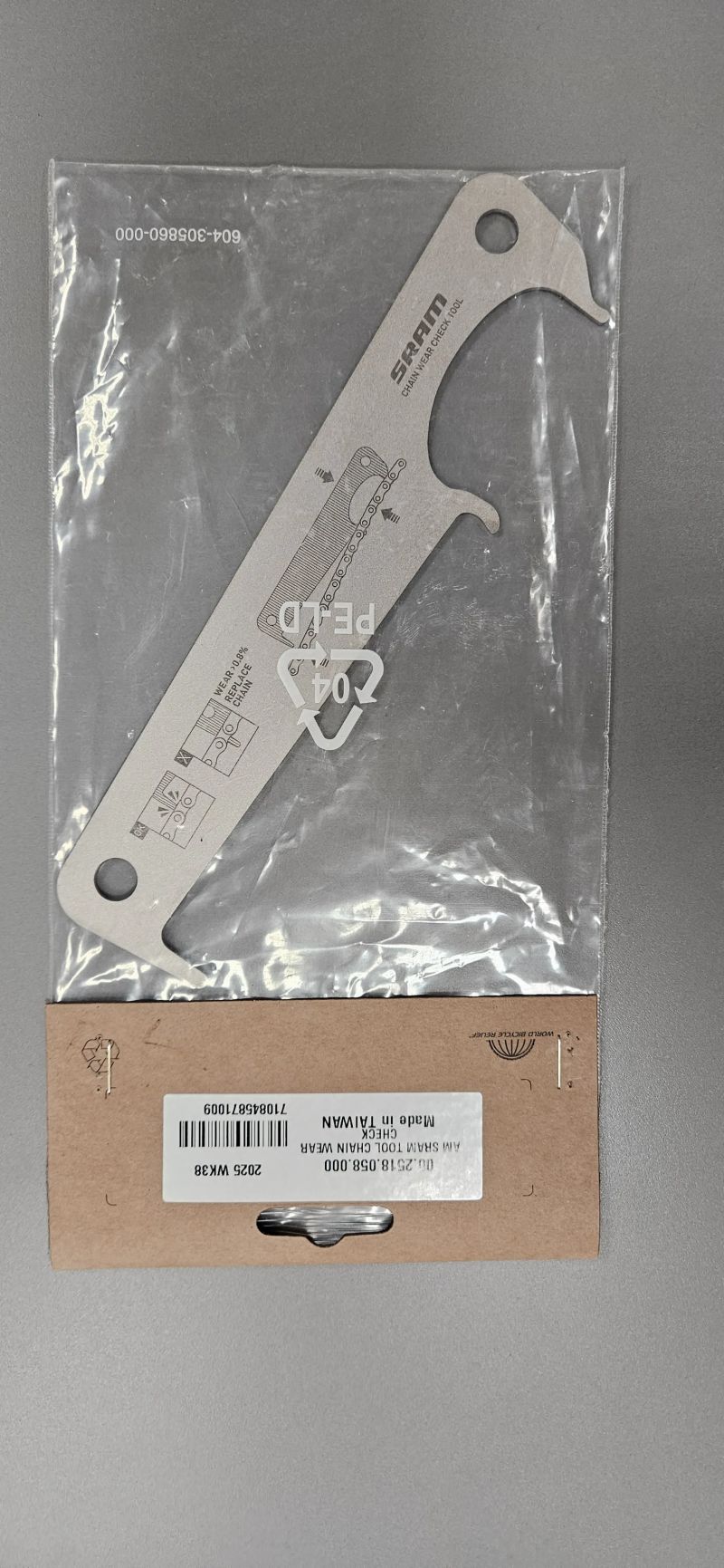 Sram - kontrola řetězu