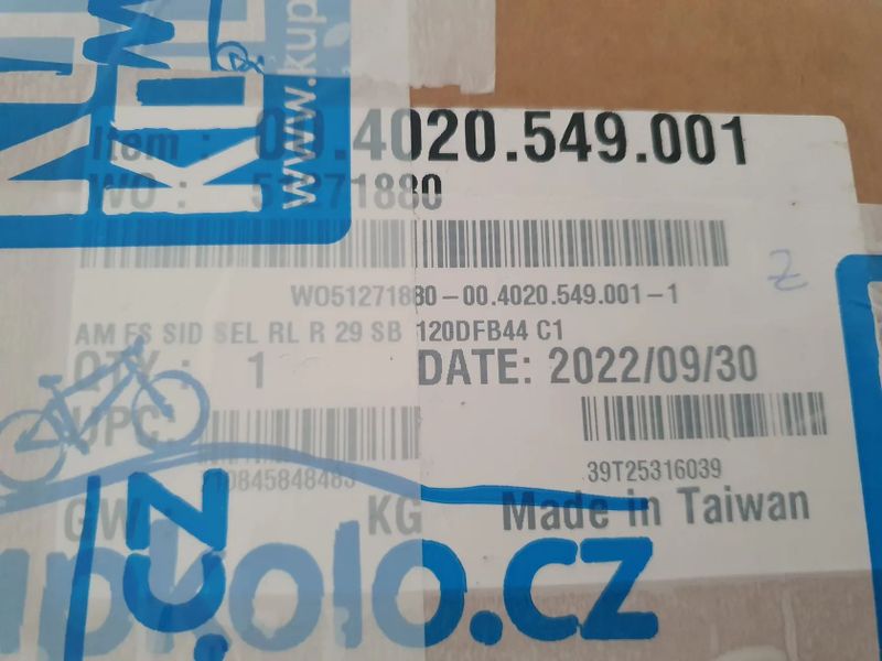 Vidlice SID 35 Select Charger RL 120 29