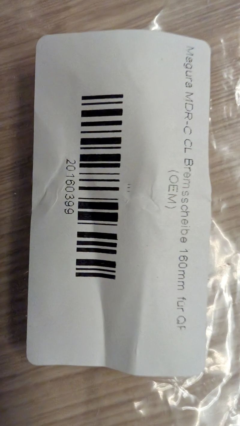 Brzdové kotouče Magura 1ks 160mm a 1ks 180mm