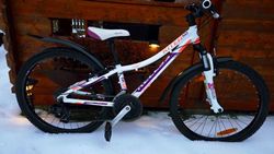 Dětské dívčí horské kolo Kiter Kiter 50 7-12let postava 120-150cm.