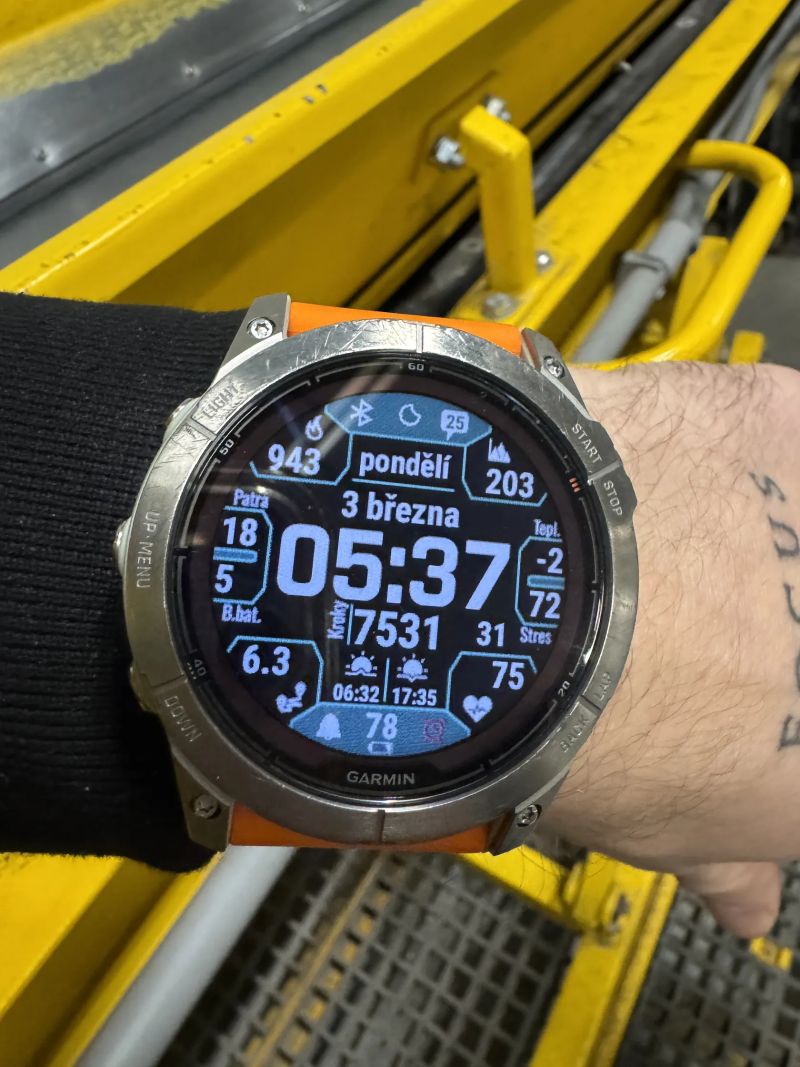 Garmin Fenix 7X Pro Sapphire Solar + TOPO Czech voucher