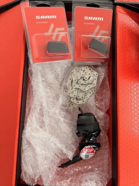 SRAM RED eTap AXS 12s – zcela nová sada (mix RED / FORCE)