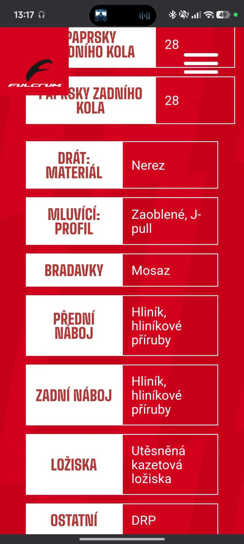 Kola Fulcrum Rapid red 900, 650b