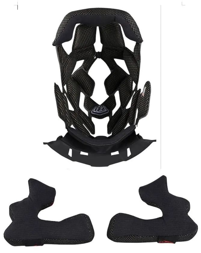 Nové polstrování a lícnice do helmy TLD D4 - velikost M