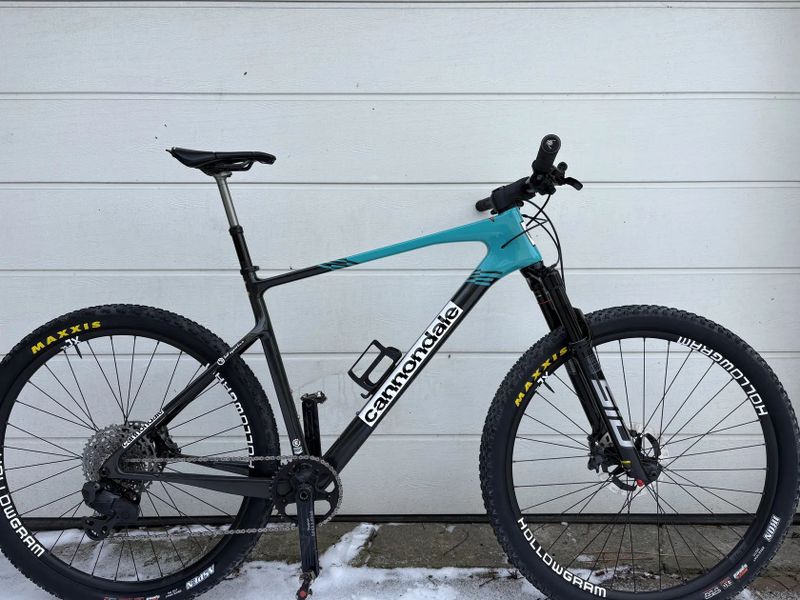 Cannondale Scalpel HT carbon 3 custom - SID 120, Deore Di2 12speed