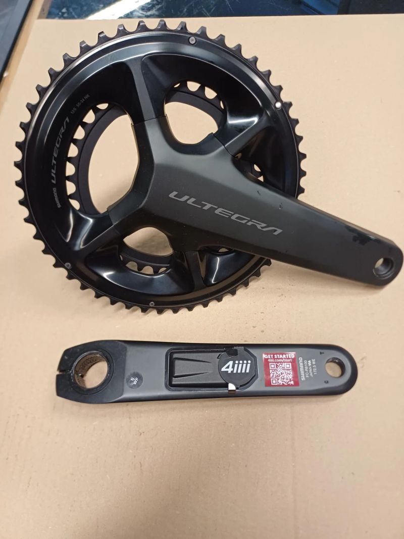 4iiii Precision 3+ – kliky s wattmetrem na Shimano Ultegra R8100 (172,5 mm, 50/34)