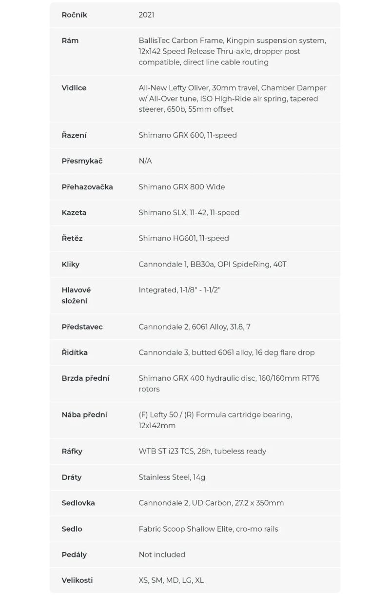 Cannondale Topstone carbon lefty 2021
