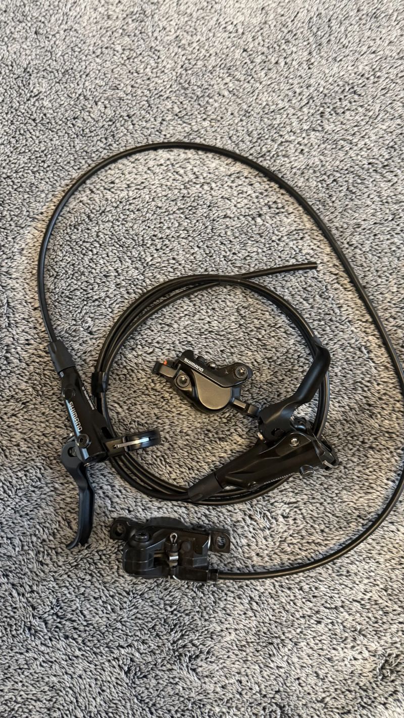 Shimano BL-MT501 + BR-MT500 sada přední a zadní hydraulické kotoučové brzdy