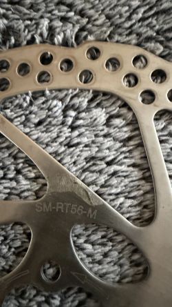 Kotouče Shimano SM-RT56, 1x 160mm, 1x 180mm