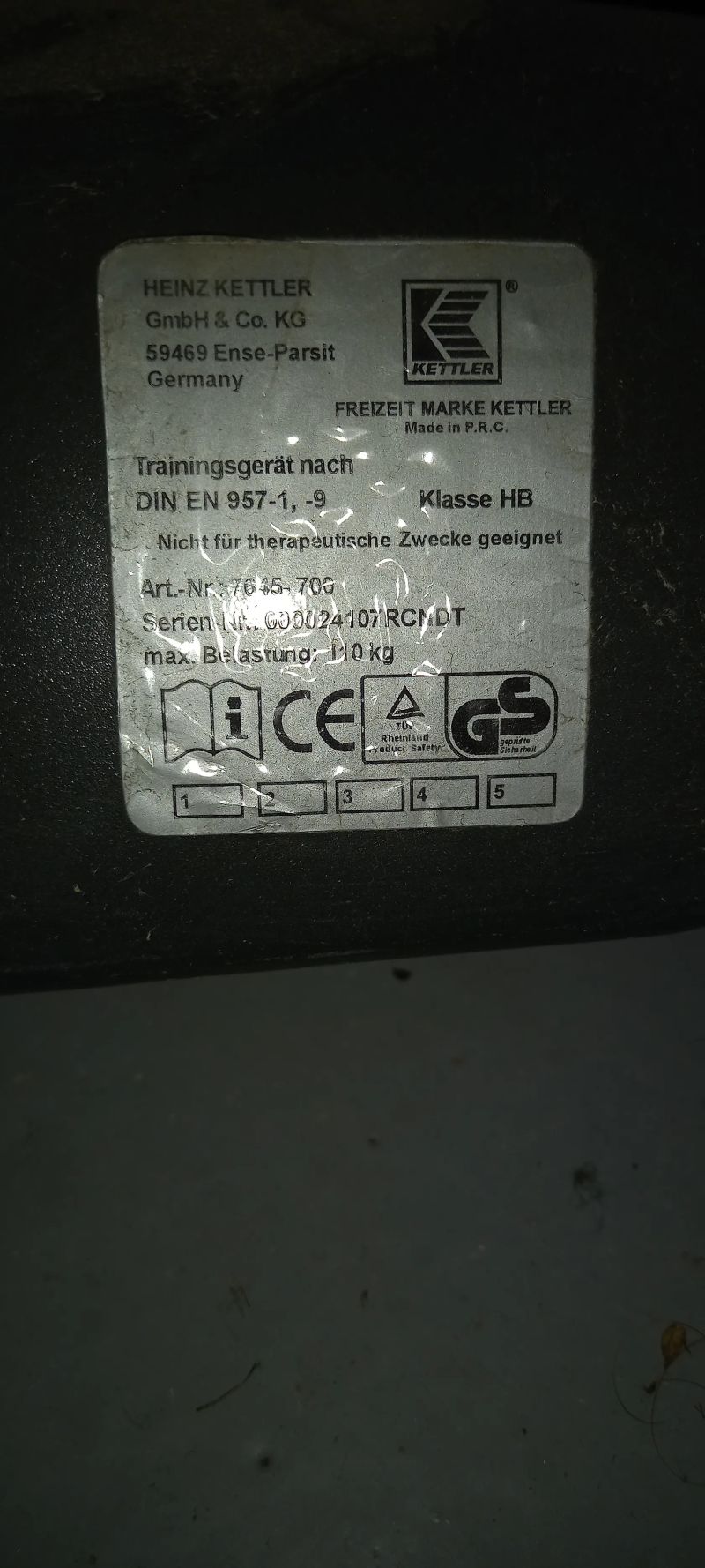 Kettler Giro 507 eliptický trenažér/ orbitrek