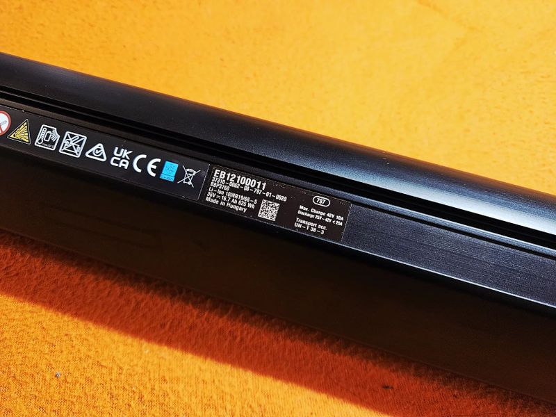 Nová Batéria Bosch PowerTube 625Wh Horizontal